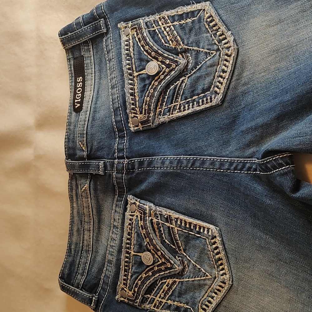 Vigoss slim boot Heritage Fit jeans Size 6 L32 - Picture 4 of 7